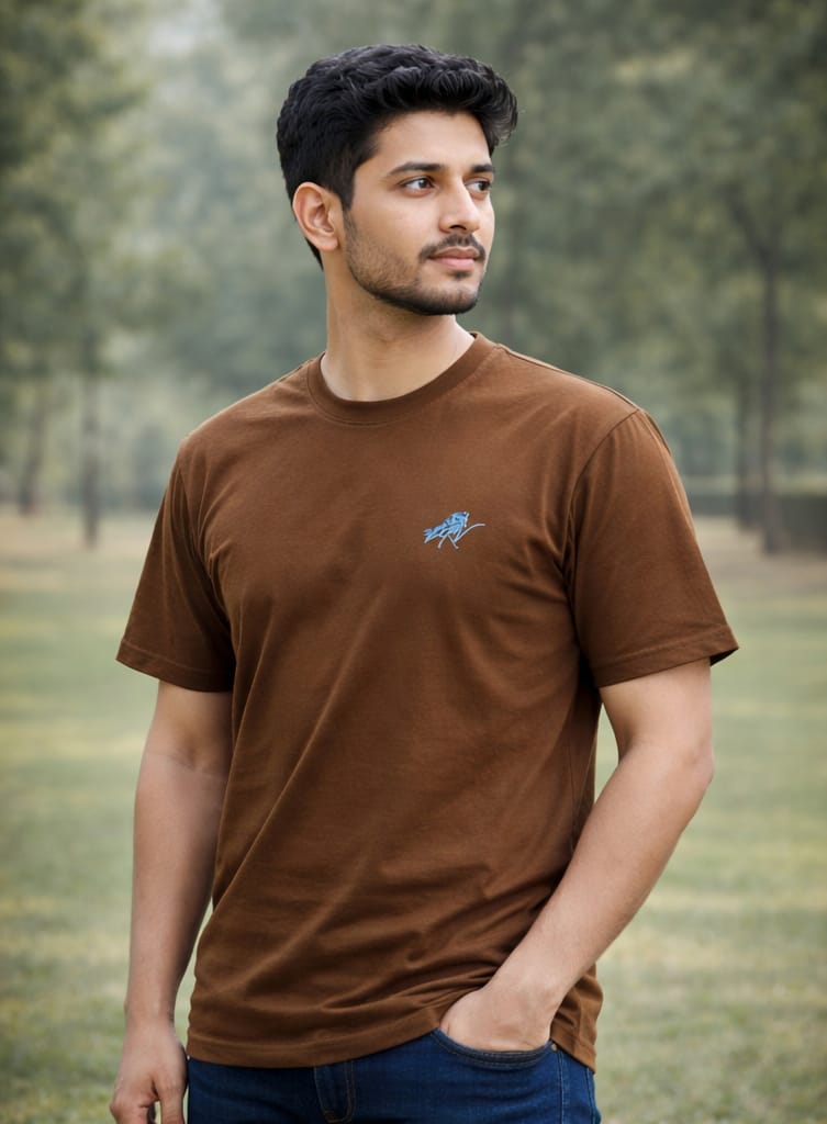 KAYVON “Work of Art” Oversized T-Shirt – Earth Brown