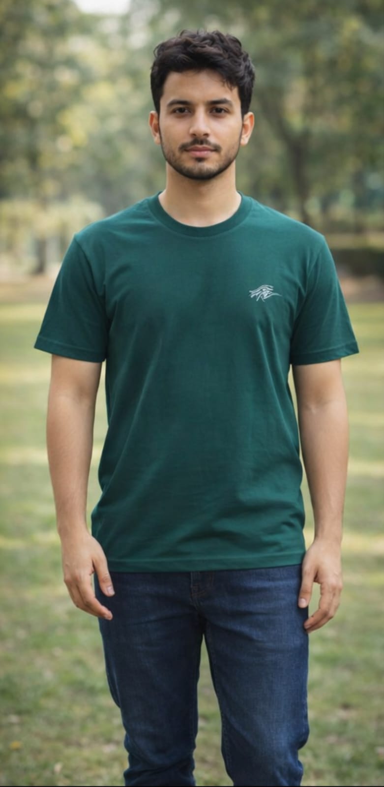 KAYVON “Work of Art” Oversized T-Shirt – Forest Green