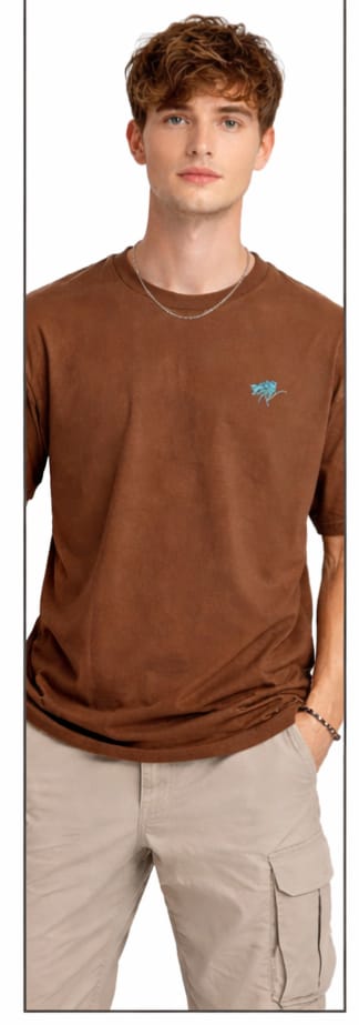 KAYVON Oversized T-Shirt – Earth Brown