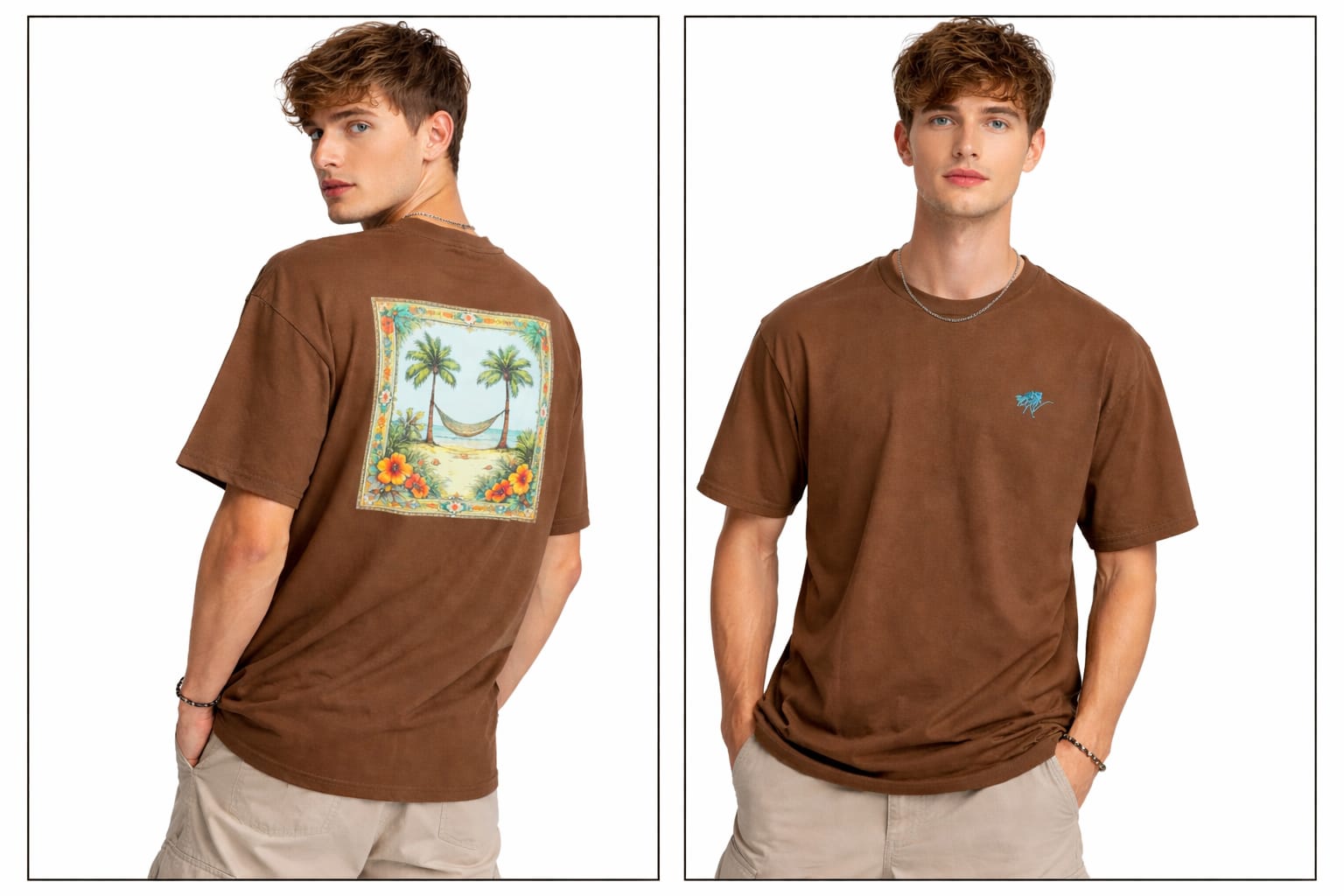 KAYVON Oversized T-Shirt – Earth Brown
