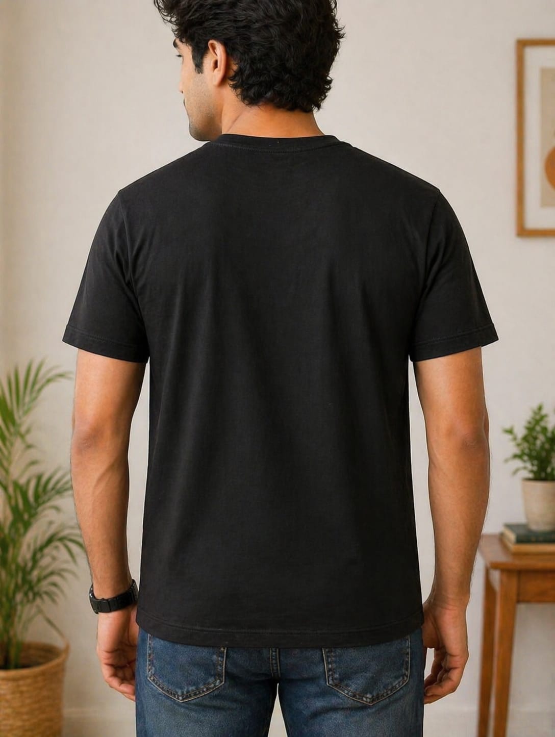 KAYVON Essential Regular Fit T-Shirt – Classic Black