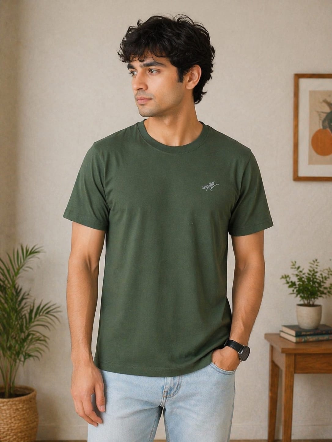 KAYVON Essential Tee – Forest Green