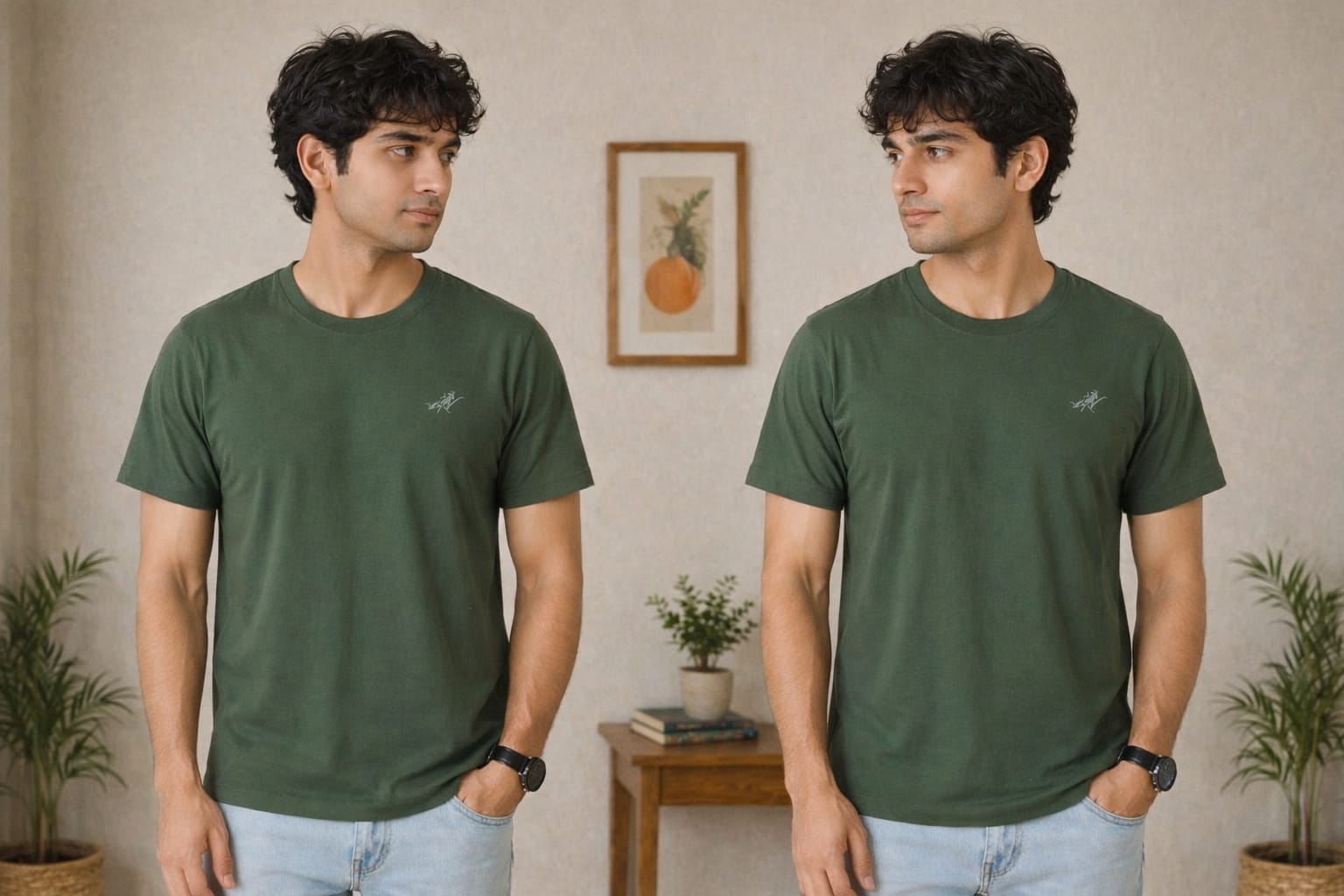 KAYVON Essential Tee – Forest Green